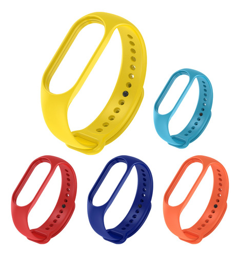 Pack 5 Correas De Recambio Varios Colores Xiaomi Mi Band 5/6