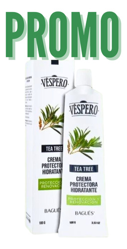 Crema De Tea Tree Bagues Vespero 100g En Promo!