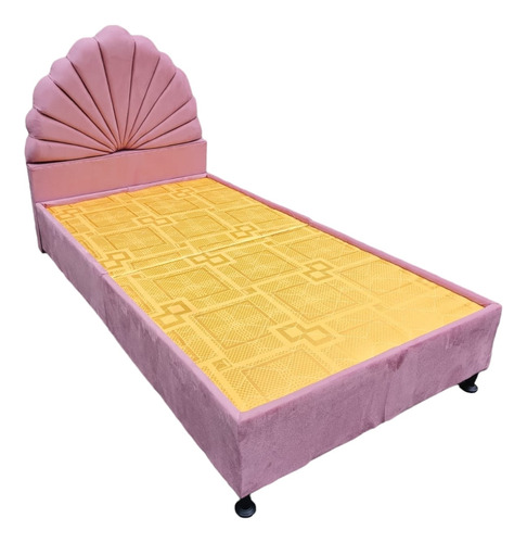 Base Cama Con Espaldar Infantil