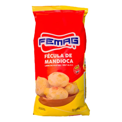 Fecula De Mandioca Femag Sin Tacc - 1 Kg | MercadoLibre
