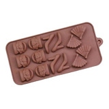 *molde Silicon Bolsa Zapatillas Mama Mujer Chocolate Isomalt