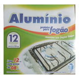 Papel Aluminio Protector Pa Cocina Estufa 12 Unds 27 X 27 Cm
