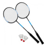 Raquetas Tennis Badminton Par Raquetas  Pelota Y Estuche