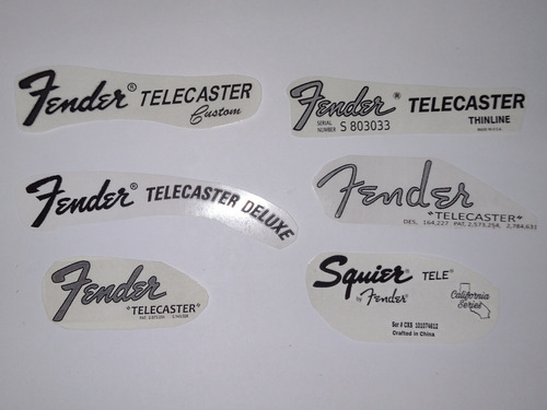 Decal  Al Agua , Stratocaster Telecaster Tipo Fender .no Es