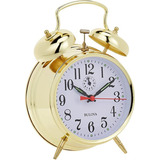 Bulova B Bellman - Reloj Despertador, Color Dorado