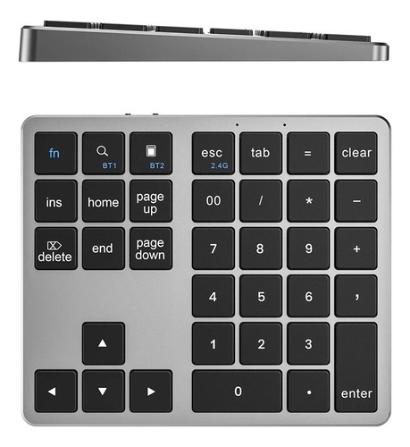 Teclado Numerico Recargable Bluetooth 2.4ghz Usb C