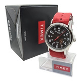 Reloj Hombre | Timex | Black & Red | Luz | 100% Original 