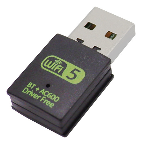 Adaptador Bluetooth De Wifi Usb 600mbps - 2,4/5,8 Ghz