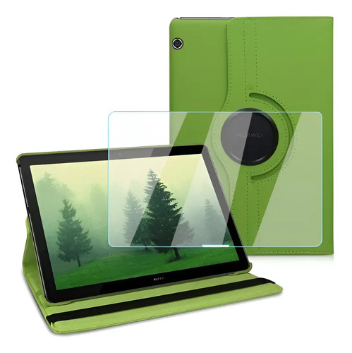Mica + Funda Protector Giratoria Huawei Mediapad T5 10 10.1 | MercadoLibre