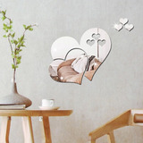 Pegatinas De Pared Con Diseño De Corazones 3d, Diseño De Cor