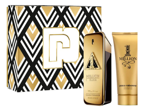 Coffret 1 Million Elixir Paco Rabanne Masculino - Eau De Parfum 100ml + Gel De Banho 100ml