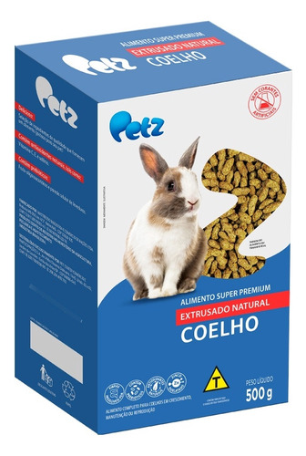 Alimento Petz Extrusado Natural Para Coelho  1,5kg