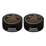 Woody's Pomada De Peinado De Cera Para Hombre, Sujecion Flex