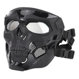 Táctica Mascarillas Paintball Protección Cs Máscara Negro