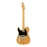Guitarra Elétrica Para  Canhoto Fender American Professional Ii Telecaster De  Amieiro Butterscotch Blonde Brilhante Com Diapasão De Bordo