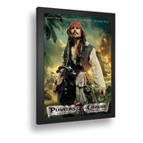 Quadro Decor Poste Piratas Do Caribe Navegando A3