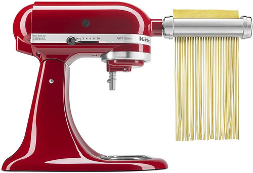 Cortador Pasta 3 Rodillos Accesorio Batidora Kitchenaid Color Silver