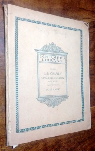 Partitura Cincuenta Estudios Para Piano - J. B Cramer