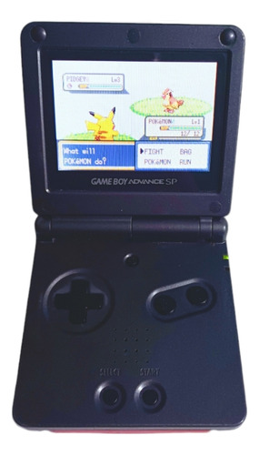 Game Boy Advance Sp Doble Luz Negro