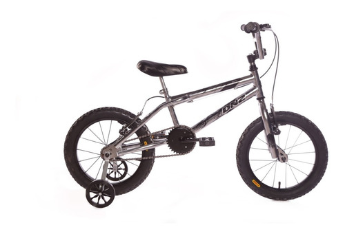 Bicicleta Infantil Aro 16 Cromada Rodinhas E Freios V-brake 