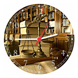 Relógio De Parede Direito Advocacias Decorar Gg 50 Cm 010