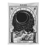 Tapiz Paño Carta De Tarot The Moon La Luna - Grande