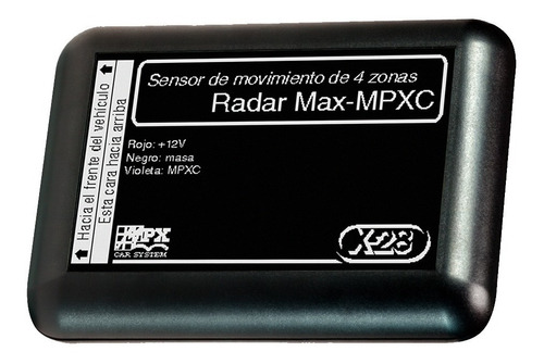 Sensor Movimiento Exterior X28 Para Alarma Auto Moto Radar