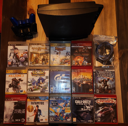 Sony Ps3  320gb + 14 Juegos Físicos