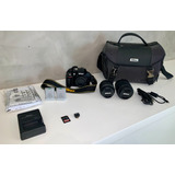 Nikon D3300 C/ Lentes 18-55mm E 55-200mm + Acessórios
