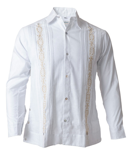 Guayabera Bordada Maya Artesanal D