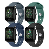 Paquete De 4 Bandas Para Amazfit Gts2, Gts 2e, Gts 2 Mini B.