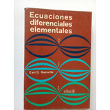 Ecuaciones Diferenciales Elementales Rainville 1981 Trillas