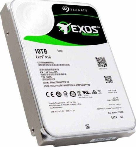 Disco Duro Seagate 10tb Exos Ent 3.5 St10000nm008 Incl Cable