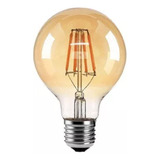 Lampara Foco Esfera De Luz Led Vintage 4w Ahorrador E27 20w