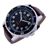 Reloj Montreal Mu728 Hombre Sumergible 30mts Cuero Sintetico