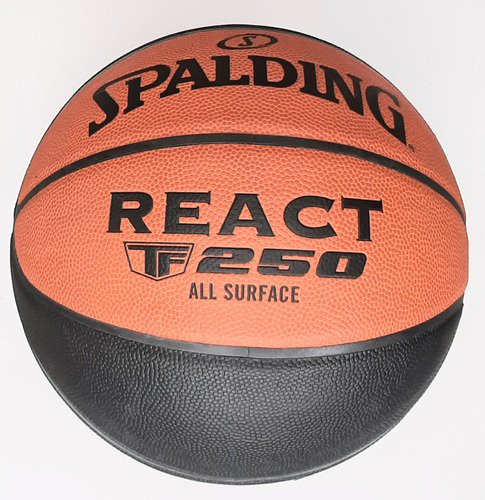 Balón Baloncesto Spalding React Tf 250 #7 Oficial Original