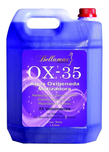 Bidon Agua Oxigenada Matizadora Violeta Ox-35 - 5 Litros