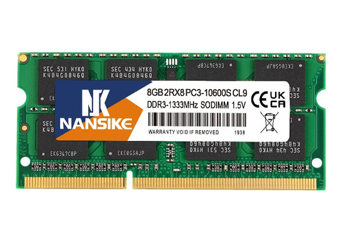 Memoria Ram Nansike Ddr3-1333 Sodimm Pc3-10600s Para Ordenad