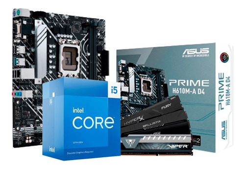 Kit Upgrade Intel I5 13400f Placa Mãe Asus Prime H610m-e