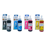 Pack 4 Tintas De 100 Ml Bro High Definition Tinta Black, Cyan, Magent, Yellow