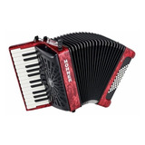 Acordeon Hohner Bravo Ii 48 Rojo Tecla Silenciosa A16531s