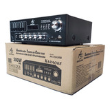 Amplificador Reproductor Teatro En Casa American Sound Ak450