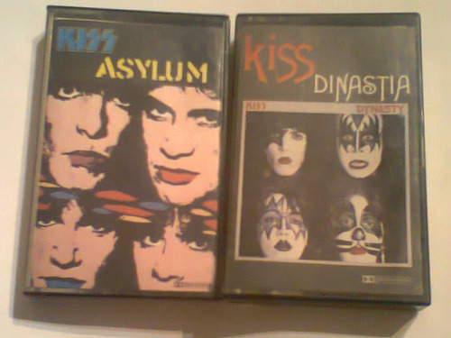 Kiss Cassete Lote Asilo + Dinastia Arg Raros Retro Kxz