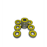 Rodamiento 608 2rs Kg Tapa Amarilla X10 Patin Rollers Skate