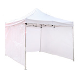 Gazebo Autoarmable Aluminio 3x3 Con Paredes Blanco