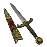 Espada Adaga Medieval 50cm Ordem Templaria Rei Arthur