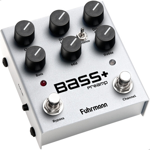 Pedal De Efeitos Bass+ Preamp White Fuhrmann Limited Edition