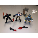 Bonecos Starwars Hero Mashers Jango Fett Darth Maul Han Solo