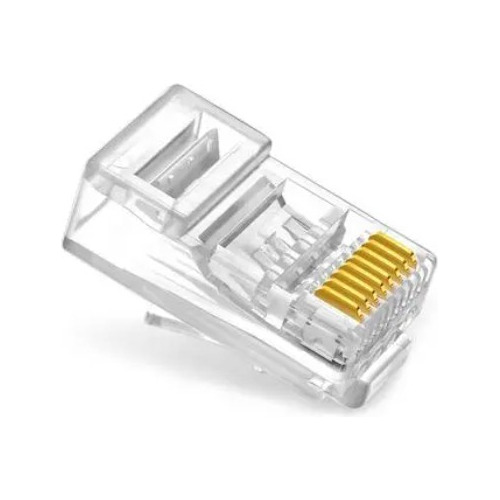 Conector Samzhe Rj45 Cat5 100 Unidades 1000 Mbps
