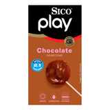 Vitrolero 50 Condones Sico Texturizados + Sabor Chocolate